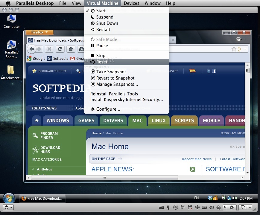 Mac: I Got The Parallels Desktop 8 For Mac